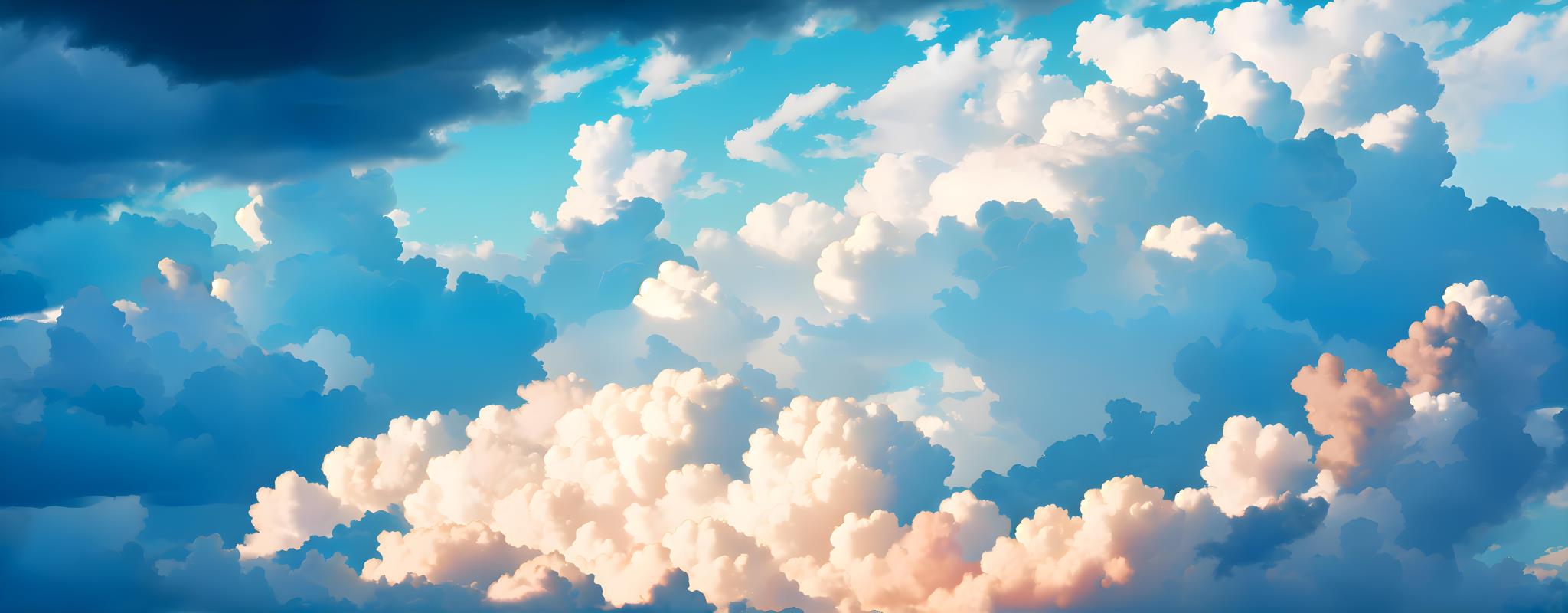 高清场景图片，天空浮云 (3)