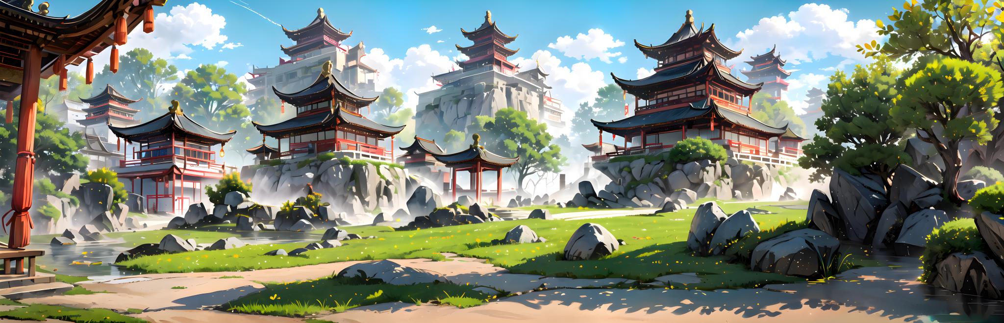 高清场景图片，园林庭院(10)