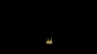 AN格式素材，石头蹦出