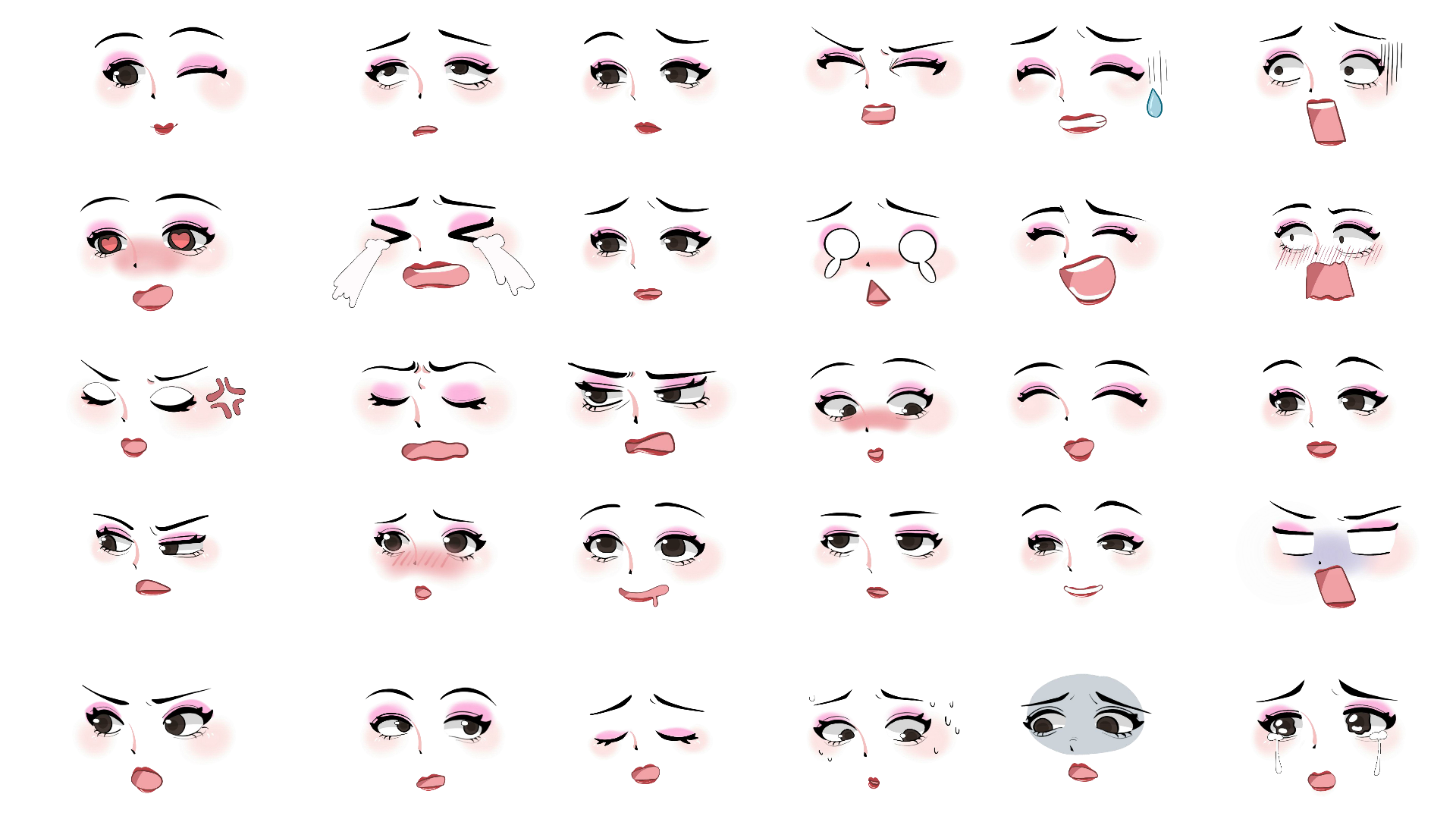 都市女表情30个.png