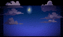 夜幕降临