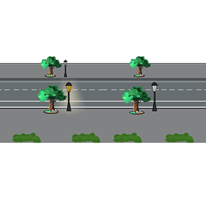 超长的街道