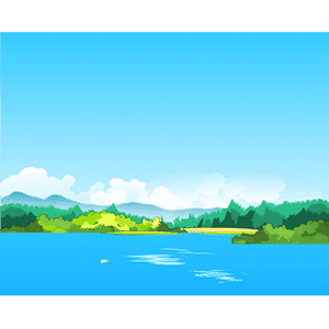 野外的湖水