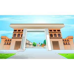 学校门口