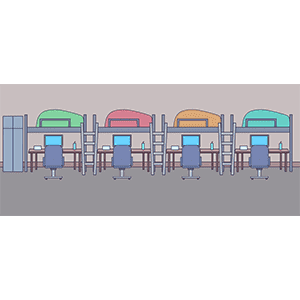 学校寝室 5