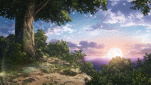 凌晨早晨太阳升起背景日出场景