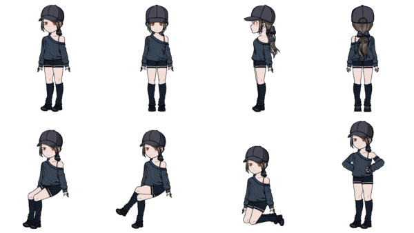 都市女人物含动作3