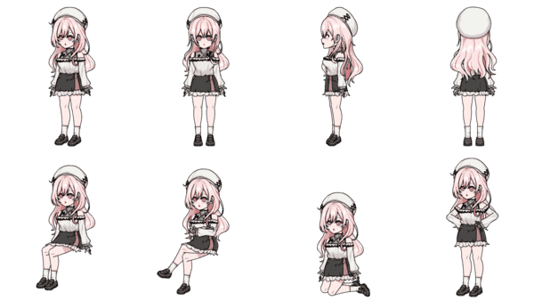 都市女人物含动作9