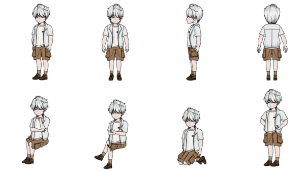 都市男人物含动作1