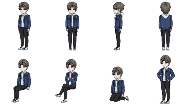 都市男人物含动作7