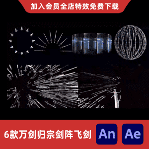 6款万剑归宗剑阵飞剑