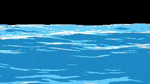 高清动漫河流河水流动