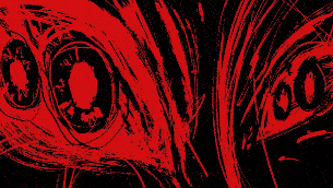 人物内心恐惧写照恐怖惊吓