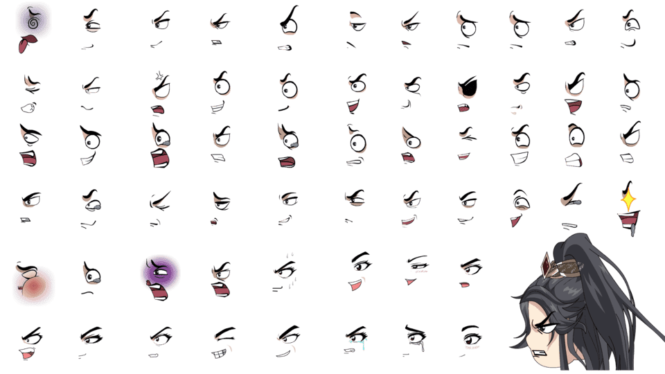 万能男表情-侧面