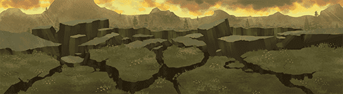 裂开的岩石地面