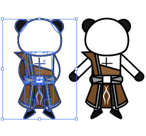 修仙人物 棕色衣服 2