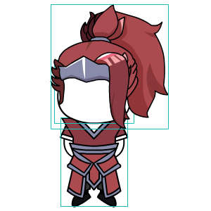 修仙人物 红色衣服长辫子