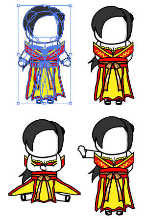 修仙人物 黄色长衫女