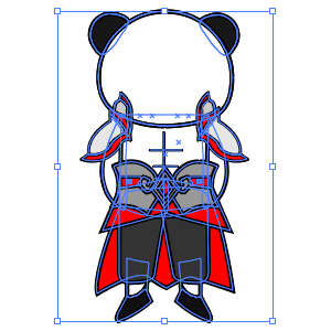 修仙人物 红色披风