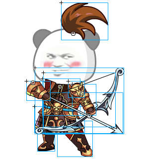 古代人物 手拿长弓