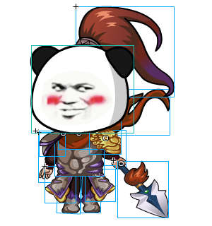 古代人物 手拿长枪