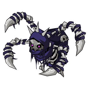 紫色巨大蜘蛛怪