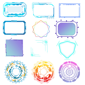 500多款科技边框