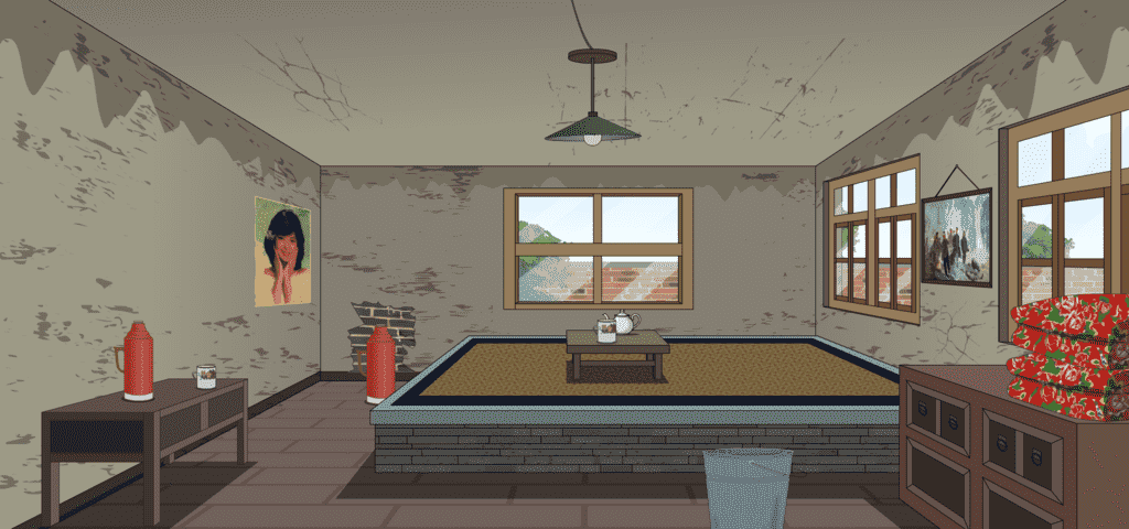 乡村怀旧土炕-正