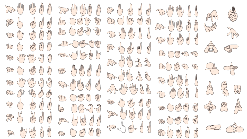 基础常用手势-万能手