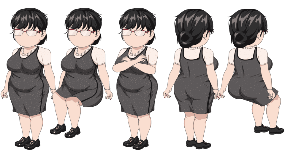 偏胖大妈女教师