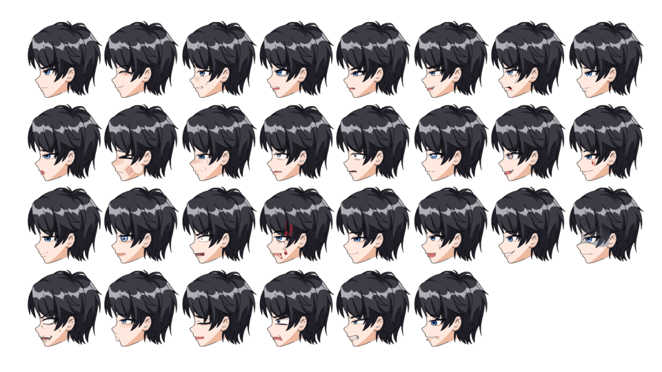 主角男表情蓝-侧