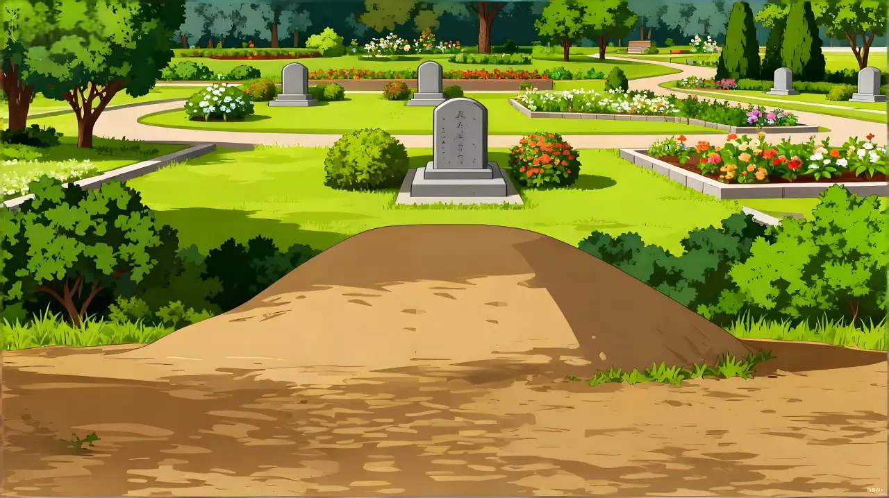 园林墓地坟地