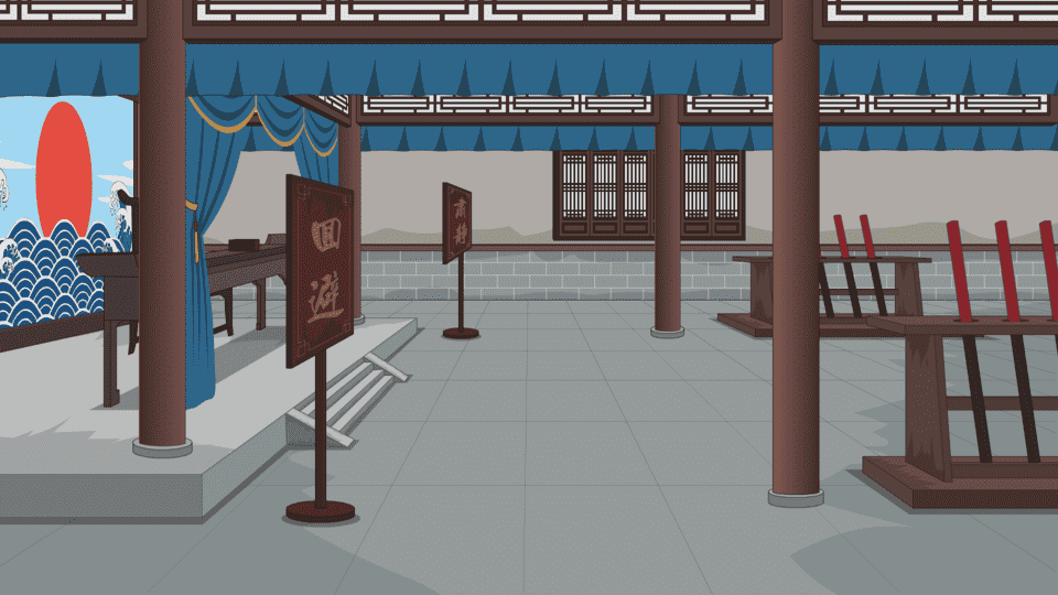 衙门县衙公堂-侧