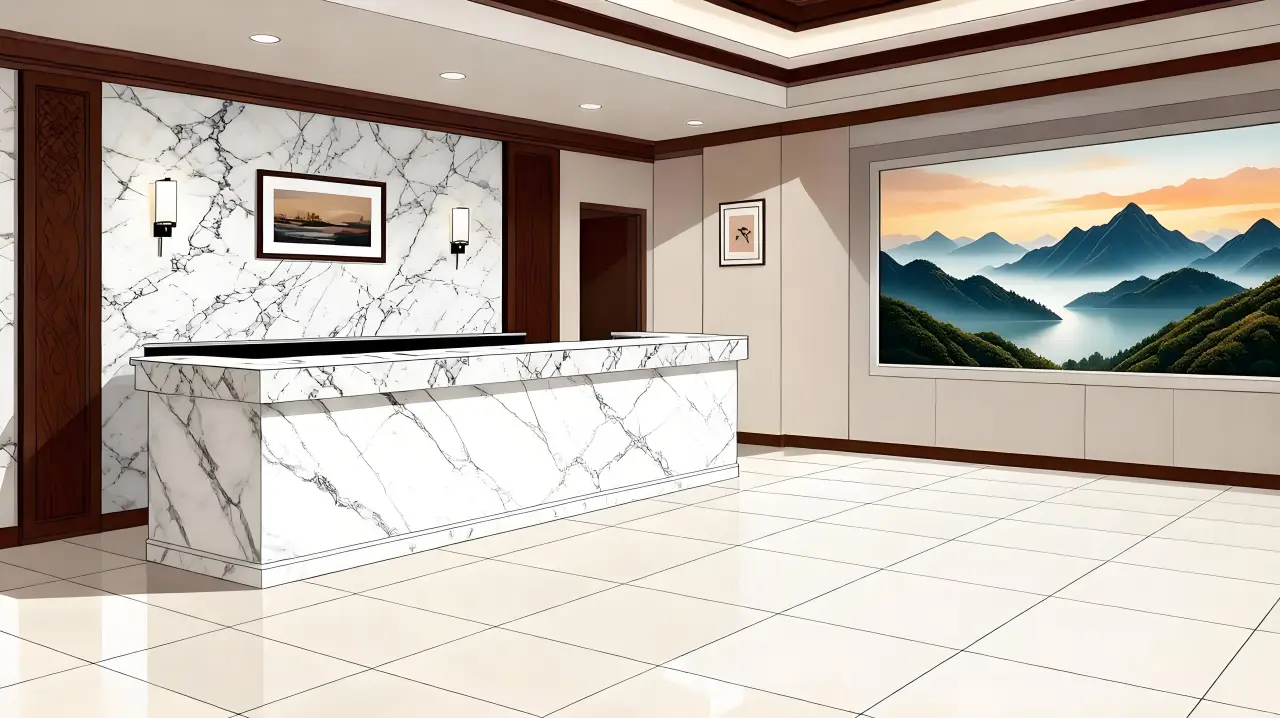 高清酒店洗浴中心吧台