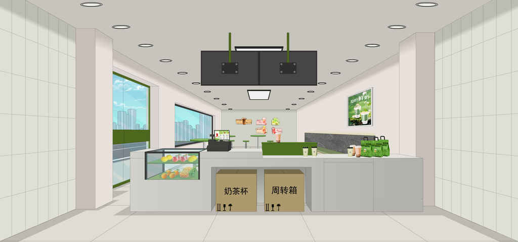 奶茶店员工视角