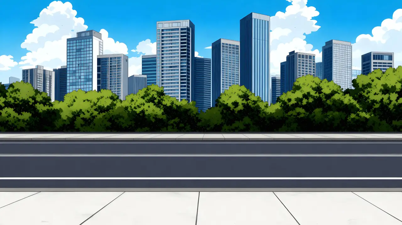 街道马路人行道散步