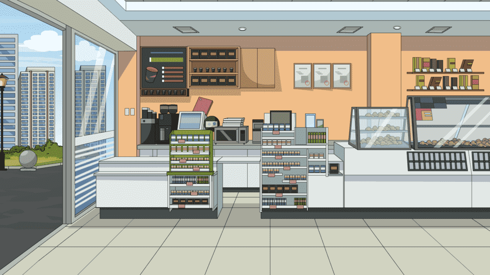 超市商店收银台