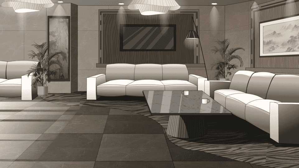 豪华商务大厅正面