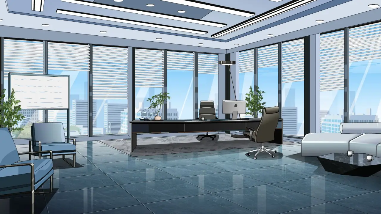 总裁办公室背面