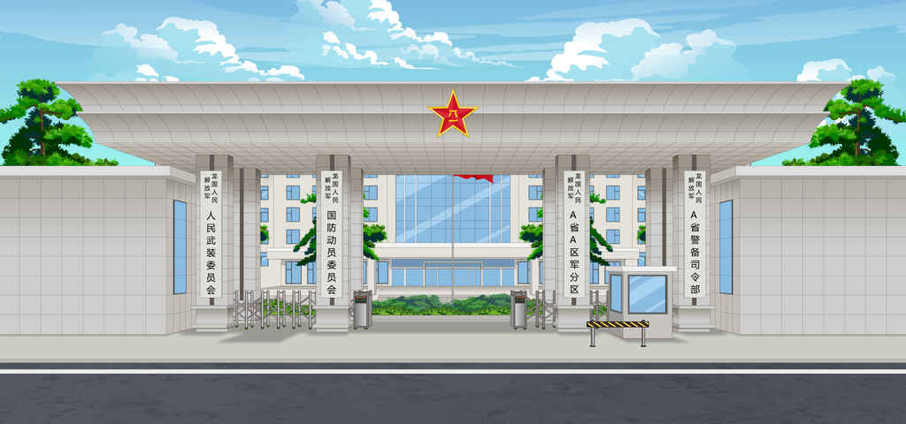 军区大门