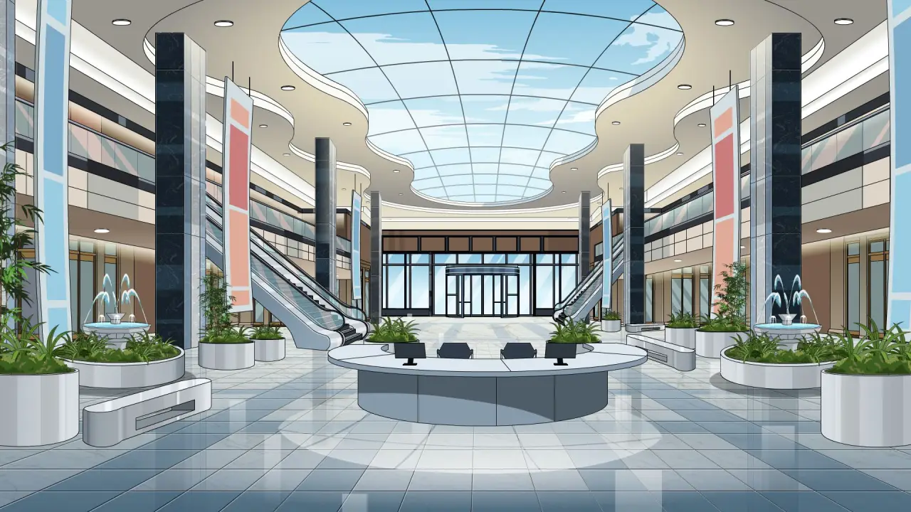 购物中心商场正面