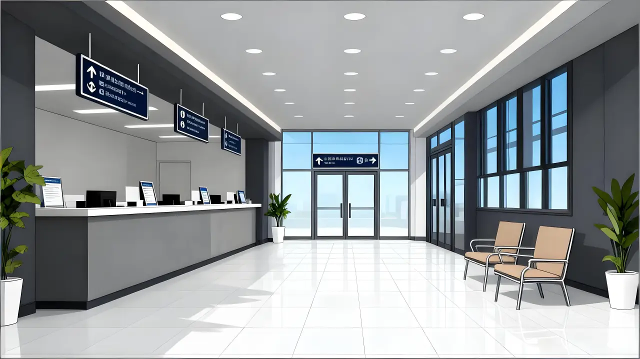 高清登记处办公大厅