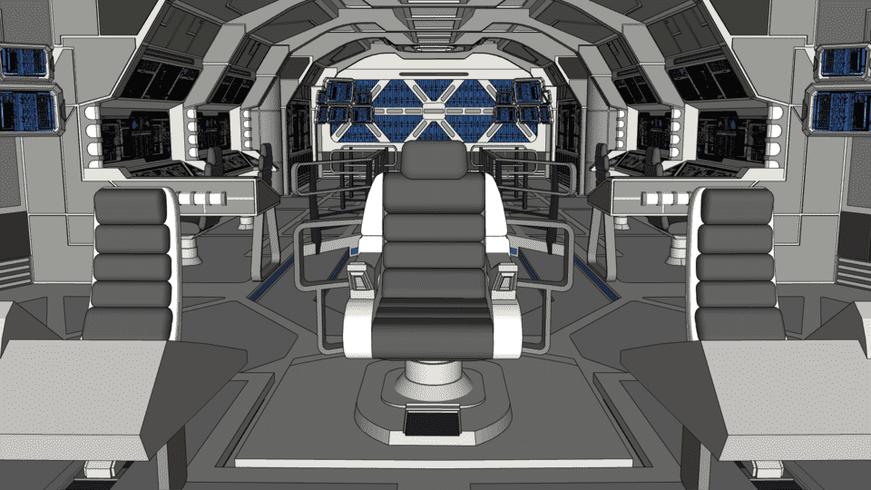 太空舱三视角1