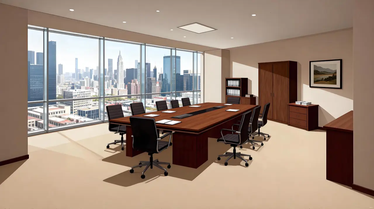 高清写字楼会议室