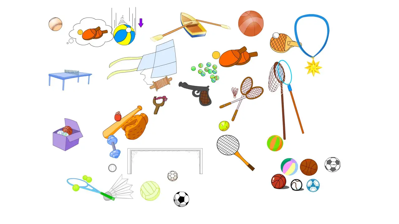 羽毛球乒乓球弹珠合集