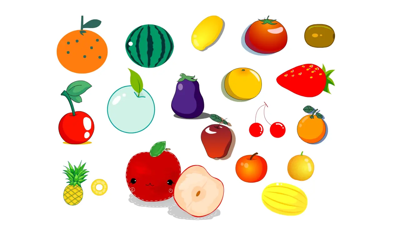 橘子西瓜草莓菠萝