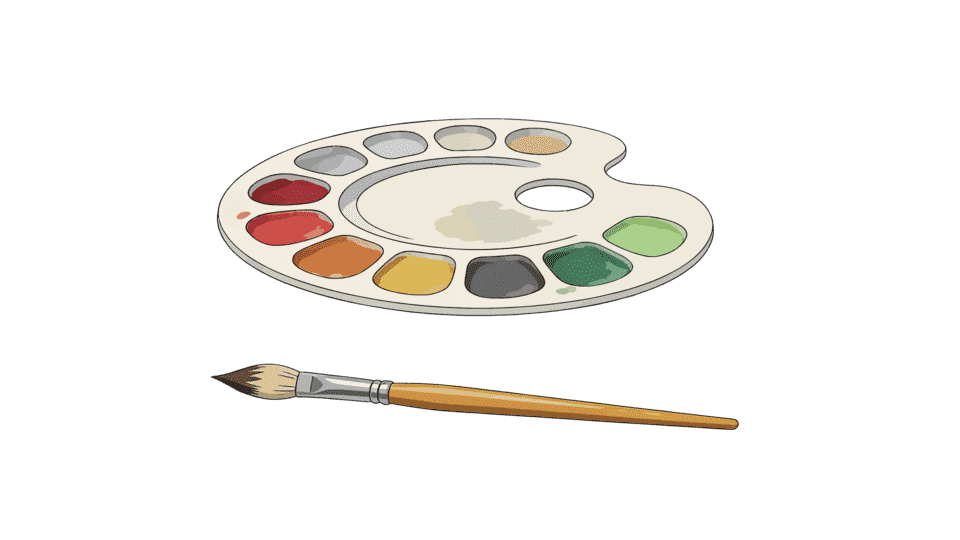 笔刷调色板调色盘