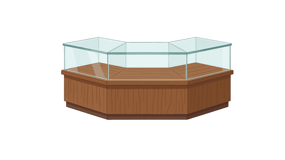 玻璃柜台展示柜4