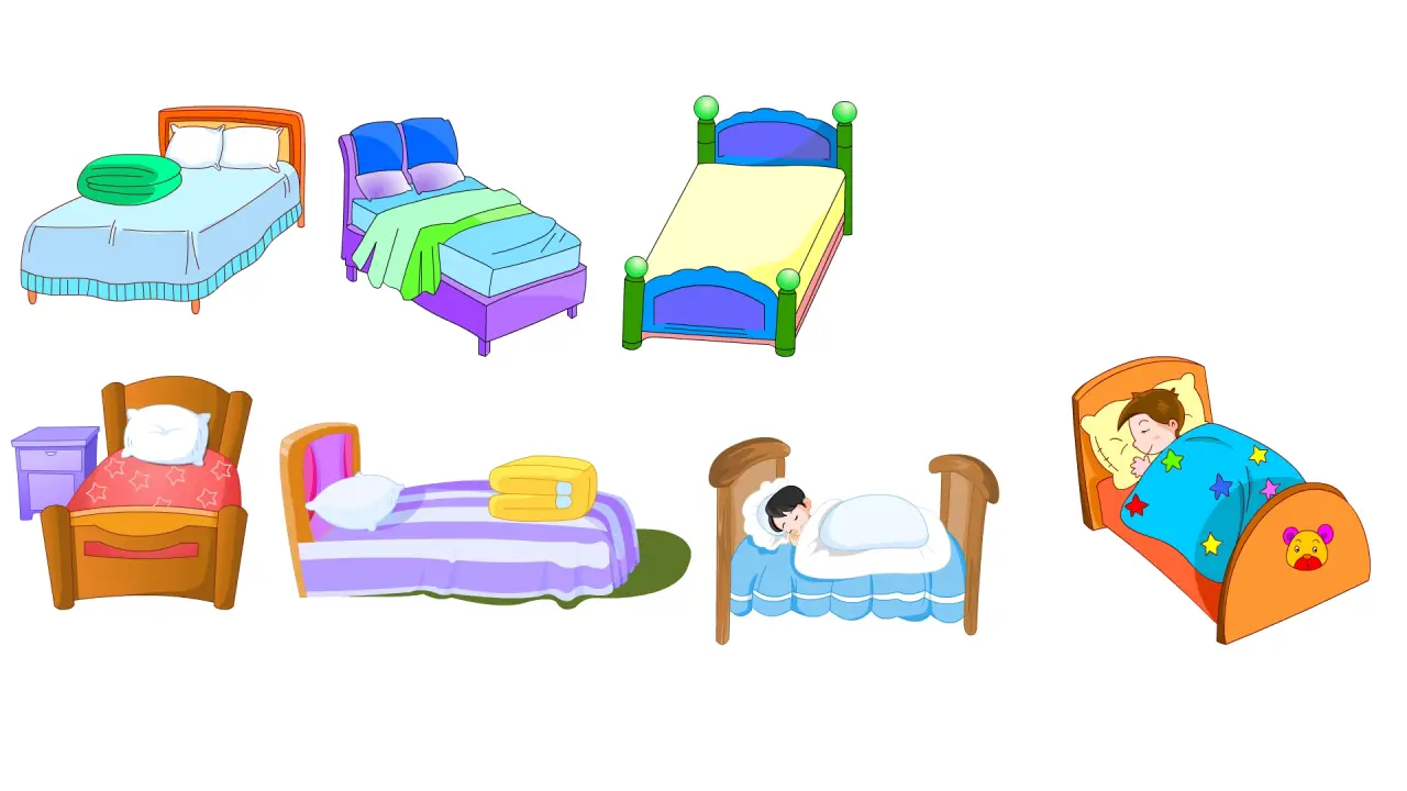 双人床 被子枕头