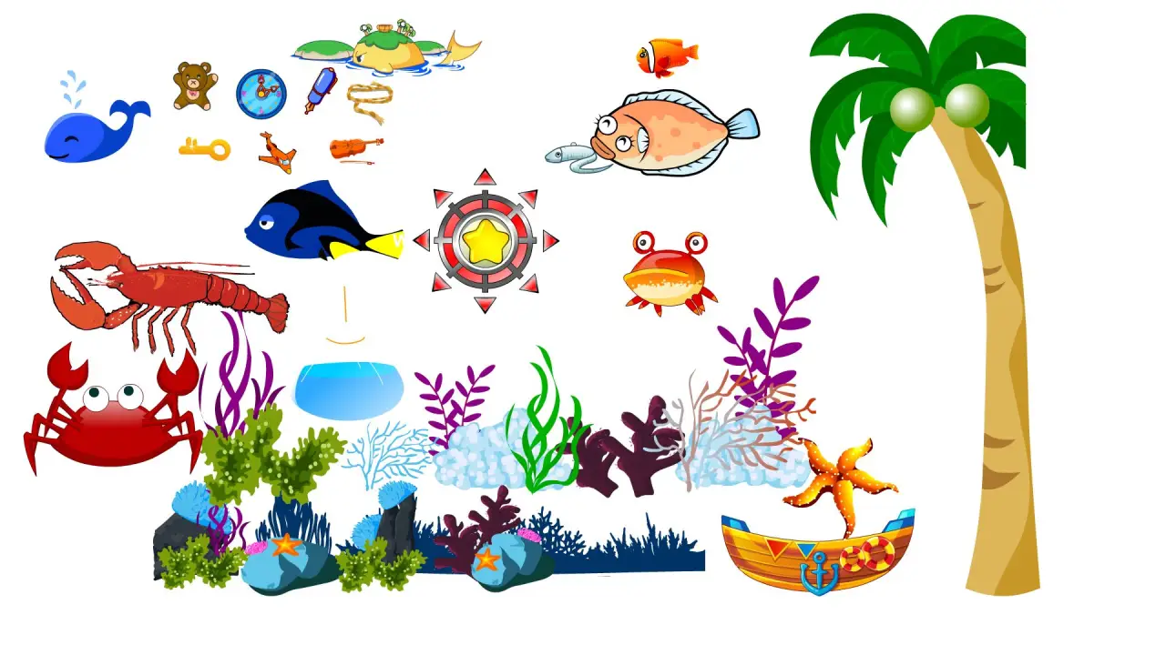 水底海底动植物